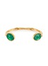 Main View - Click To Enlarge - GOOSSENS - ‘TALISMAN’ 24K GOLD PLATED CABOCHON CUFF BRACELET
