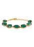 Main View - Click To Enlarge - GOOSSENS - ‘CABOCHONS’ 24K GOLD PLATED CRYSTAL SINGLE ROW BRACELET