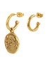 GOOSSENS - ‘CARTHAGE’ 24K GOLD PLATED ASYMMETRIC EARRINGS