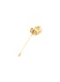 Detail View - Click To Enlarge - GOOSSENS - ‘TALISMAN’ 24K GOLD PLATED BUD BROOCH