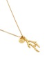 Detail View - Click To Enlarge - GOOSSENS - ‘TALISMAN’ 24K GOLD PLATED CORAL PENDANT NECKLACE