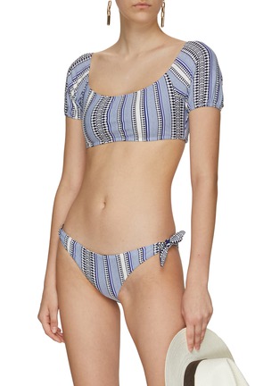 Figure View - Click To Enlarge - LEMLEM - ‘NEELA’ POUF SWIMMING TOP