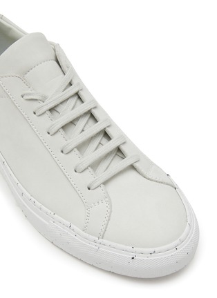 Detail View - Click To Enlarge - COMMON PROJECTS - ‘ACHILLES CONFETTI’ LOW TOP LACE UP SNEAKERS