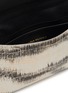 Detail View - Click To Enlarge - MARIA OLIVER - ‘Sofia’ Caiman Leather Flapped Clutch