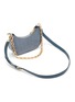 Detail View - Click To Enlarge - MARIA OLIVER - ‘Mini Mia’ Chain Handle Leather Hobo Bag