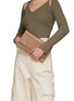Figure View - Click To Enlarge - MARIA OLIVER - ‘Sofia’ Caiman Leather Flapped Clutch
