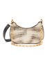 Main View - Click To Enlarge - MARIA OLIVER - ‘Mini Mia’ Caiman Leather Hobo Bag