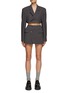 Main View - Click To Enlarge - HAVRE STUDIO - WRAP SKIRT AND CROPPED JACKET SET
