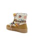  - KHRISJOY - Graffiti Print Lace Up Puffer Boots
