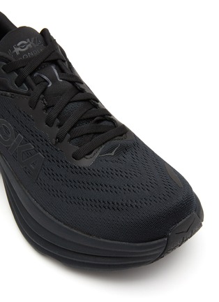 Detail View - Click To Enlarge - HOKA - ‘BONDI 8’ LOW TOP LACE UP SNEAKERS