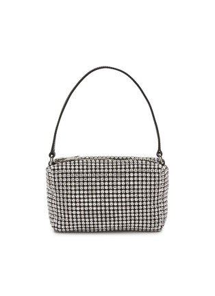 Main View - Click To Enlarge - ALEXANDER WANG - ‘HEIRESS’ RHINESTONE EMBELLISHED MEDIUM POUCH
