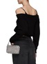 Figure View - Click To Enlarge - ALEXANDER WANG - ‘HEIRESS’ RHINESTONE EMBELLISHED MEDIUM POUCH