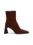 ALEXANDER WANG - ‘BOOKER’ SQUARE TOE SUEDE ANKLE BOOTS