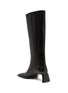 ALEXANDER WANG - ‘BOOKER’ SQUARE TOE LEATHER RIDING BOOTS