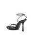 ALEXANDER WANG - ‘DAHLIA’ CRYSTAL EMBELLISHED DOUBLE BAND ANKLE STRAP HEELED SANDALS