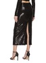 Back View - Click To Enlarge - DAVID KOMA - SEQUIN EMBELLISHED HIGH WAIST MIDI SKIRT
