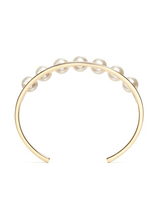 Figure View - Click To Enlarge - CHLOÉ - 'Darcey' inset Swarovski pearl cuff