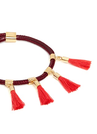 Detail View - Click To Enlarge - CHLOÉ - 'Marin' tassel rope bracelet