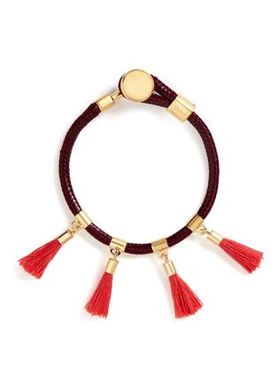 Main View - Click To Enlarge - CHLOÉ - 'Marin' tassel rope bracelet