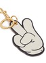 Detail View - Click To Enlarge - ANYA HINDMARCH - x CHAOS FASHION 'Victory' embossed leather keyring