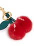 Detail View - Click To Enlarge - ANYA HINDMARCH - 'Cherry' mink fur keyring