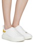 Figure View - Click To Enlarge - PEDDER RED - ‘MEGAN’ LOW TOP LACE UP CHUNKY OUTSOLE LEATHER SNEAKERS