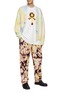 Figure View - Click To Enlarge - ANGEL CHEN - TIE DYE PRINT BUTTON FRONT V-NECK KNITTED CARDIGAN