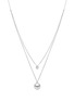 Main View - Click To Enlarge - YOKO LONDON - ‘Starlight’ Diamond South Sea Pearl 18K White Gold Necklace