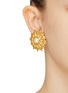 Figure View - Click To Enlarge - LANE CRAWFORD VINTAGE ACCESSORIES - ST JOHN FAUX PEARL GOLD TONE EARRINGS