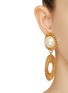 Figure View - Click To Enlarge - LANE CRAWFORD VINTAGE ACCESSORIES - Carolee Faux Pearl Gold-Toned Metal Chain Drop Earrings