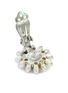 Detail View - Click To Enlarge - LANE CRAWFORD VINTAGE ACCESSORIES - Lisner Multi-Coloured Diamante Silver-Toned Metal Earrings