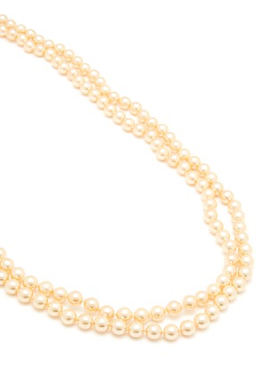 Detail View - Click To Enlarge - LANE CRAWFORD VINTAGE ACCESSORIES - JOAN RIVERS GOLD TONE PEARL STRAND NECKLACE