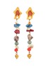 Main View - Click To Enlarge - LANE CRAWFORD VINTAGE ACCESSORIES - Kate Hines Multi Natural Stone Drop Earrings
