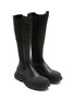 Detail View - Click To Enlarge - ALEXANDER MCQUEEN - KNEE HIGH CALF LEATHER CHELSEA BOOTS