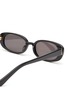Detail View - Click To Enlarge - VELVET CANYON - ‘VELVETINES’ RENEWABLE ACETATE OVAL FRAME SUNGLASSES