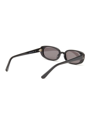 Figure View - Click To Enlarge - VELVET CANYON - ‘VELVETINES’ RENEWABLE ACETATE OVAL FRAME SUNGLASSES