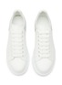 Detail View - Click To Enlarge - ALEXANDER MCQUEEN - ‘LARRY’ LEATHER OVERSIZED SNEAKERS