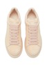 Detail View - Click To Enlarge - ALEXANDER MCQUEEN - ‘LARRY’ LEATHER OVERSIZED SNEAKERS