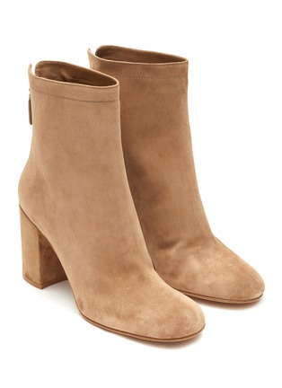 Detail View - Click To Enlarge - GIANVITO ROSSI - SUEDE ANKLE BOOTS