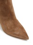 Detail View - Click To Enlarge - GIANVITO ROSSI - 85 POINT TOE SUEDE OVER-THE-KNEE BOOTS