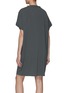 Back View - Click To Enlarge - ERES - ‘TALI’ OVERSIZE V-NECK CAP SLEEVE BEACH DRESS