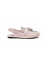WINK - Souffle Kids Crystal Embellished Leather Loafers