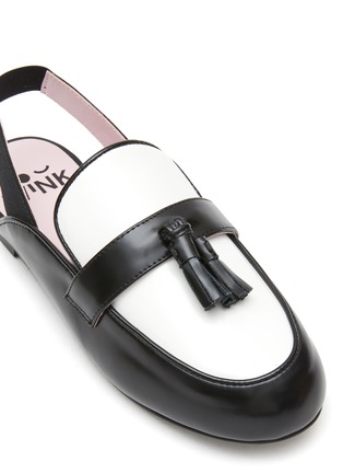 Detail View - Click To Enlarge - WINK - ‘SOUFFLE’ KIDS TASSELLED SLIP-ON LOAFERS