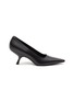 Main View - Click To Enlarge - THE ROW - SQUARE TOE SMOOTH CALFSKIN LEATHER PUMPS