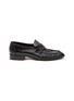 Main View - Click To Enlarge - THE ROW - ALMOND TOE FLAT EEL SKIN LEATHER LOAFERS