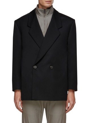 Main View - Click To Enlarge - FEAR OF GOD - ‘Eternal’ Twill Double Breasted Blazer