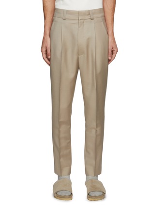 Main View - Click To Enlarge - FEAR OF GOD - ‘Eternal’ Pleated Mohair Blend Suiting Pants