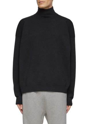 Main View - Click To Enlarge - FEAR OF GOD - ‘Eternal’ Merino Wool Knit Turtleneck Sweater