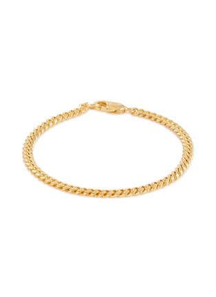 Main View - Click To Enlarge - MISSOMA - GOLD PLATED ROUND CURB BRACELET