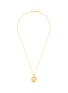 Main View - Click To Enlarge - MISSOMA - GOLD-TONED METAL DOUBLE MOLTEN PENDANT CHAIN NECKLACE
